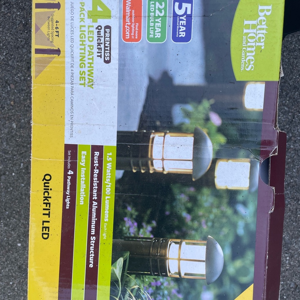 Set of 7 Better Homes & Gardens LED Pathway Light Set